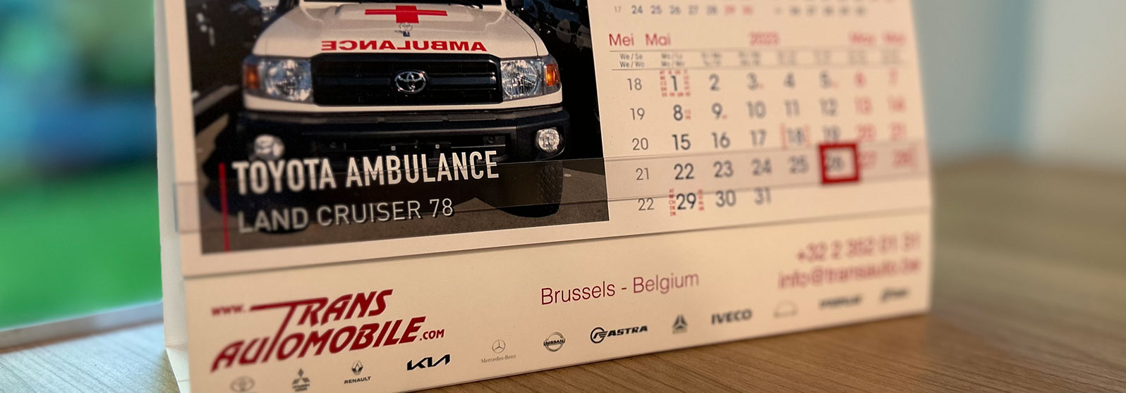 Calendrier imprimé Transautomobile